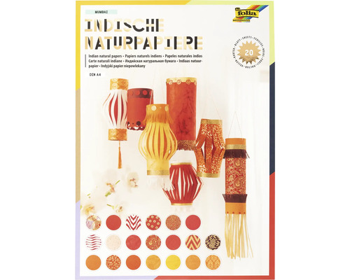 Naturpapier Block Colours Indien DIN A4