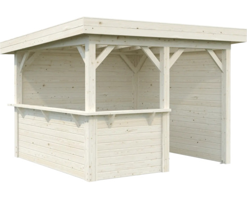Holzpavillon mit Überdachung für den Garten