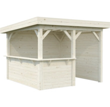 Holz-Gartenbar mit Dach