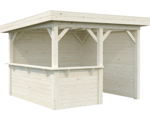 Holz-Gartenbar mit Dach