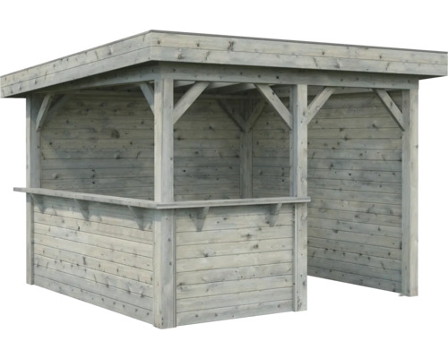 Holz Gartenbar mit Dach und Theke