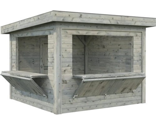 Holzgartenhaus mit Ausgabefenstern