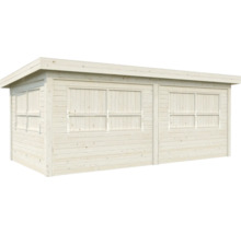 Holzgartenhaus mit Fenstern
