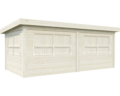 Holzgartenhaus mit Fenstern