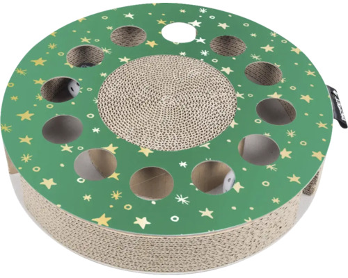 Katzenkratzbaum mit Spielzeugball