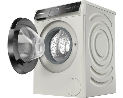 Waschmaschine mit geöffneter Tür