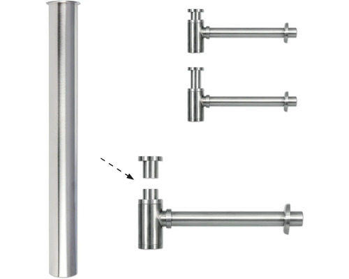 Siphon Installationsset mit Tauchrohr