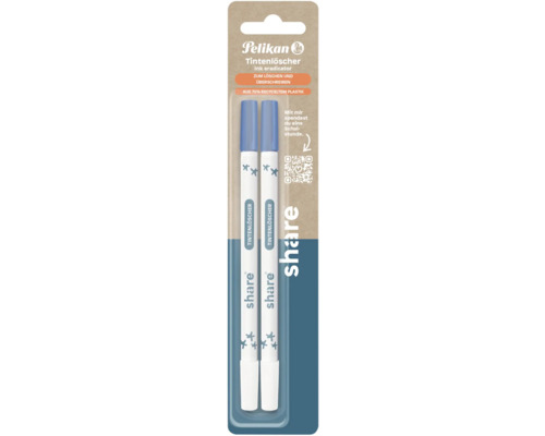 Pelikan Tintenlöscher Doppelpackung zum Löschen und Überschreiben