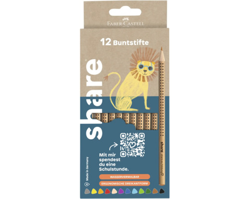 Faber-Castell Buntstifte, 12 Stück im Set