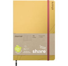 A5 Notizbuch Journal mit Punktraster und Gummiband
