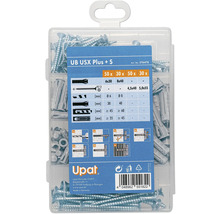 Upat Universal-Spreizdübel und Schrauben Set in transparenter Box