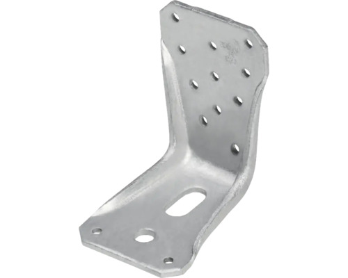 Winkelverbinder aus Metall mit Befestigungslöchern
