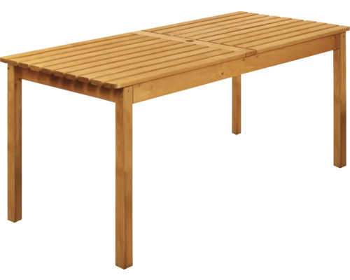 Holz Gartentisch mit Lattenrost und Mittelloch