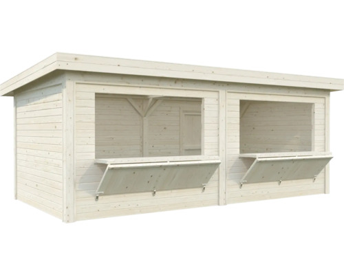 Holz Garten Kiosk mit zwei offenen Fensterläden