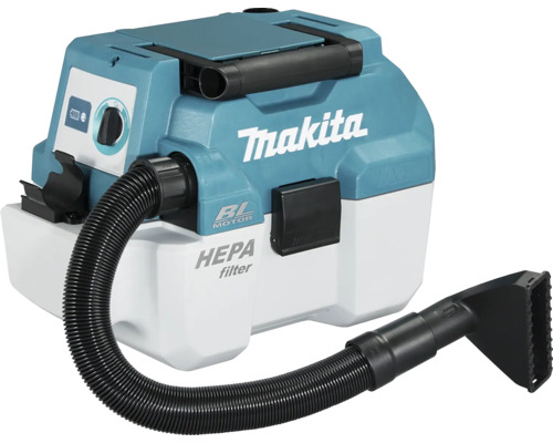 Makita Akku-Staubsauger mit Schlauch und Düse
