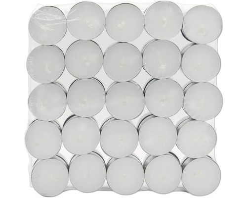 Teelichter 6h 2cm 50 Stück Flatpack Verpackung mit Teelichtern