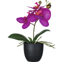 Künstliche Orchidee mit Topf als Dekoration