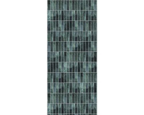 Kunststoffpaneel Element 3D Vertical Tiles Lagoon Brilliant Nullfuge 2600 x 375 x 8 mm