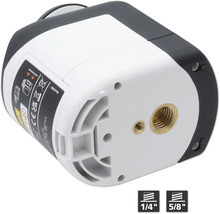 Laser Nivelliergerät Unterseite mit 1/4 Zoll und 5/8 Zoll Gewinde
