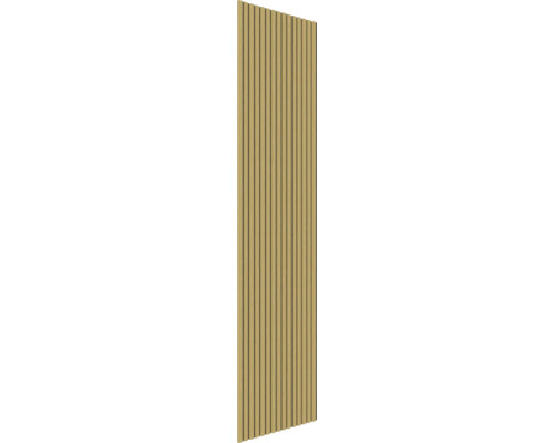 Holzpaneel mit vertikalen Lamellen für die Wandgestaltung