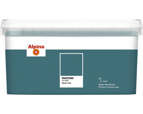Alpina Wandfarbe, matte Oberfläche, 1 Liter