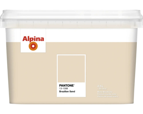 Alpina Wandfarbe, 2,5 Liter, Farbton Brazilian Sand