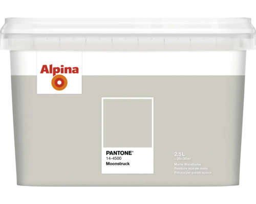 Alpina Wandfarbe Pantone 14-4500 moonstruck 2,5l Alpina Farbe Moonstruck, 2,5 Liter Gebinde