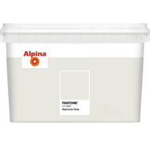 Alpina Wandfarbe in hellgrauer Farbe, 2,5 Liter Eimer