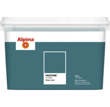 Alpina Wandfarbe, matte Ausführung, Farbton Deep Lake, 2,5 Liter Eimer