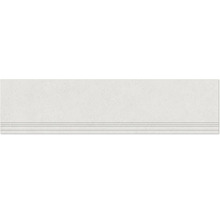 Treppenfliese aus Feinsteinzeug mit Rillen