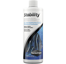 Bakterienstarter Seachem Stability 500 ml etabliert schnell und sicher biologische Filter-Bakterien, für Süßwasser und Salzwasser