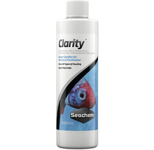 Wasserklärer Seachem Clarity 250 ml Wasserklärer für Süß-und Salzwasser, beseitigt chemische und partikuläre Eintrübungen