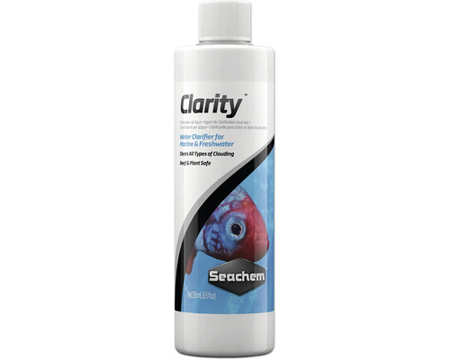 Wasserklärer Seachem Clarity 250 ml Wasserklärer für Süß-und Salzwasser, beseitigt chemische und partikuläre Eintrübungen