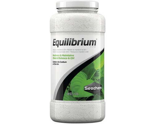 Aufhärtung Seachem Equilibrium 600 g optimale Mineralzusammensetzung für Pflanzenaquarien, für die Aufhärtung von Osmosewasser, ohne Natrium und Chlorid, hebt nur die Gesamtärte (GH)