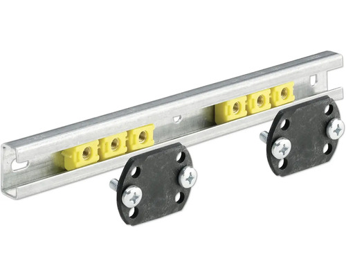 viega Montageplatte Halterung für Montageeinheit 80 - 150 mm 2141.3 581701 Hutschiene mit Befestigungsmaterial für die Elektroinstallation