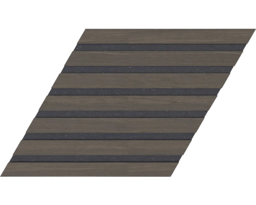 Terrassendiele aus Holz und Stein