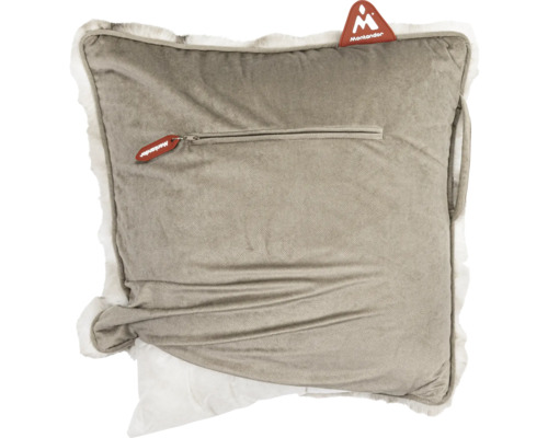 Montander Kissen mit Füllung, Reißverschluss und Kunstfellrand