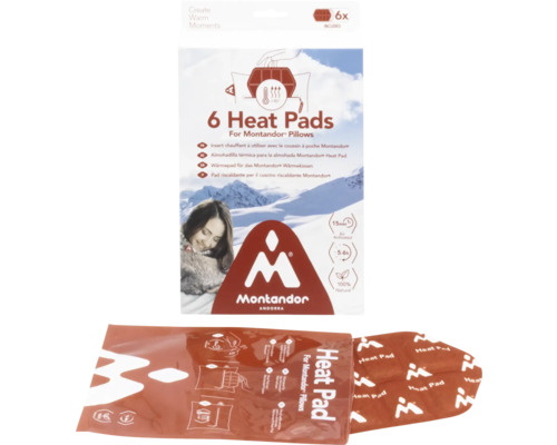 Montandor Wärmepads für Kissen, 6er-Pack