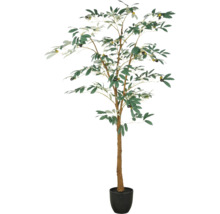Künstlicher Olivenbaum im Topf als Dekoration