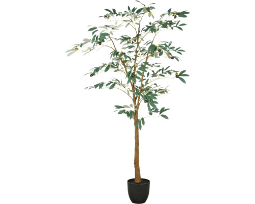 Künstlicher Olivenbaum im Topf als Dekoration
