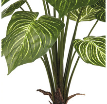 Künstliche Zimmerpflanze mit gestreiften Blättern