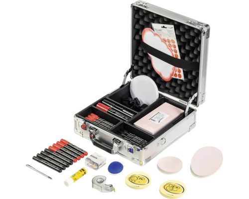 Präsentationskoffer mit Markern, Notizen und Zubehör