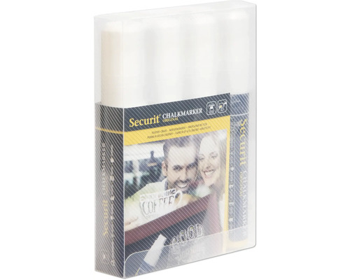 Securit Kreidemarker Set in durchsichtiger Verpackung