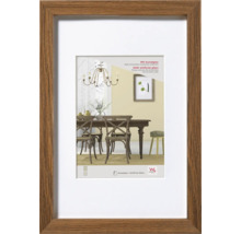Bilderrahmen Holz Fiorito Kunstglas eiche dunkel 50x70 cm