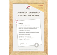 Dokumentenrahmen Holz Fiorito Kunstglas eiche hell 21x29,7 cm (DIN A4)