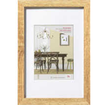 Bilderrahmen aus Holz mit Passepartout und Kunstglas