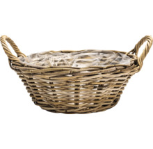 Pflanzkorb aus Naturfaser Elite 15 x 40 x 15 cm braun