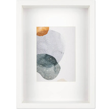 Dokumentenrahmen Holz Shape Kunstglas weiß 21x29,7 cm (DIN A4)