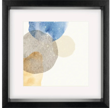 Bilderrahmen Holz Shape Kunstglas schwarz 40x40 cm