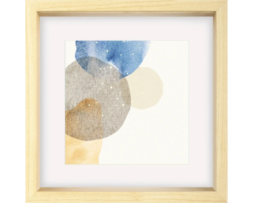Bilderrahmen Holz Shape Kunstglas birke 40x40 cm